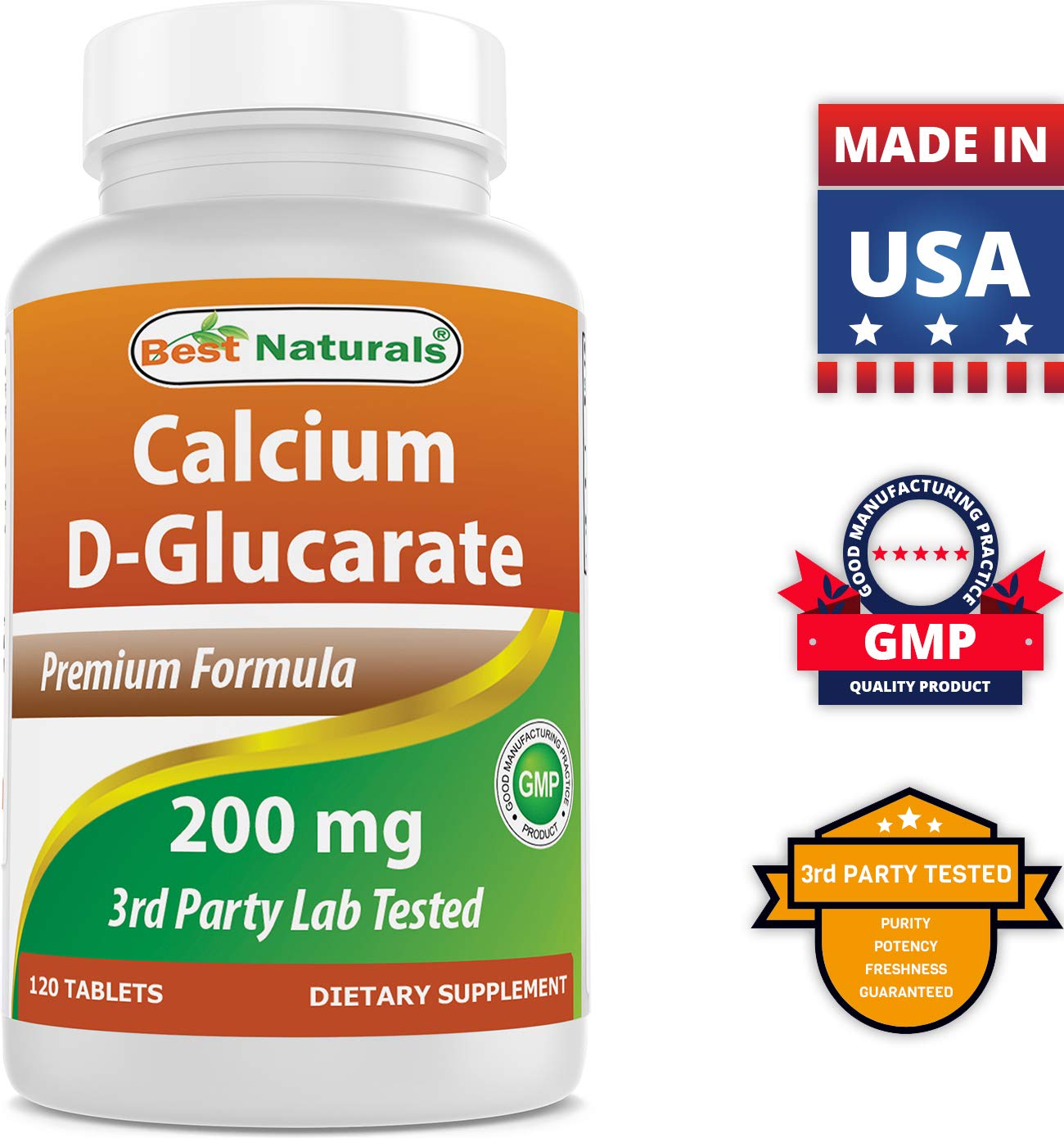 Best Naturals Calcium D-Glucarate lifestyle shot in a daily wellness routine.