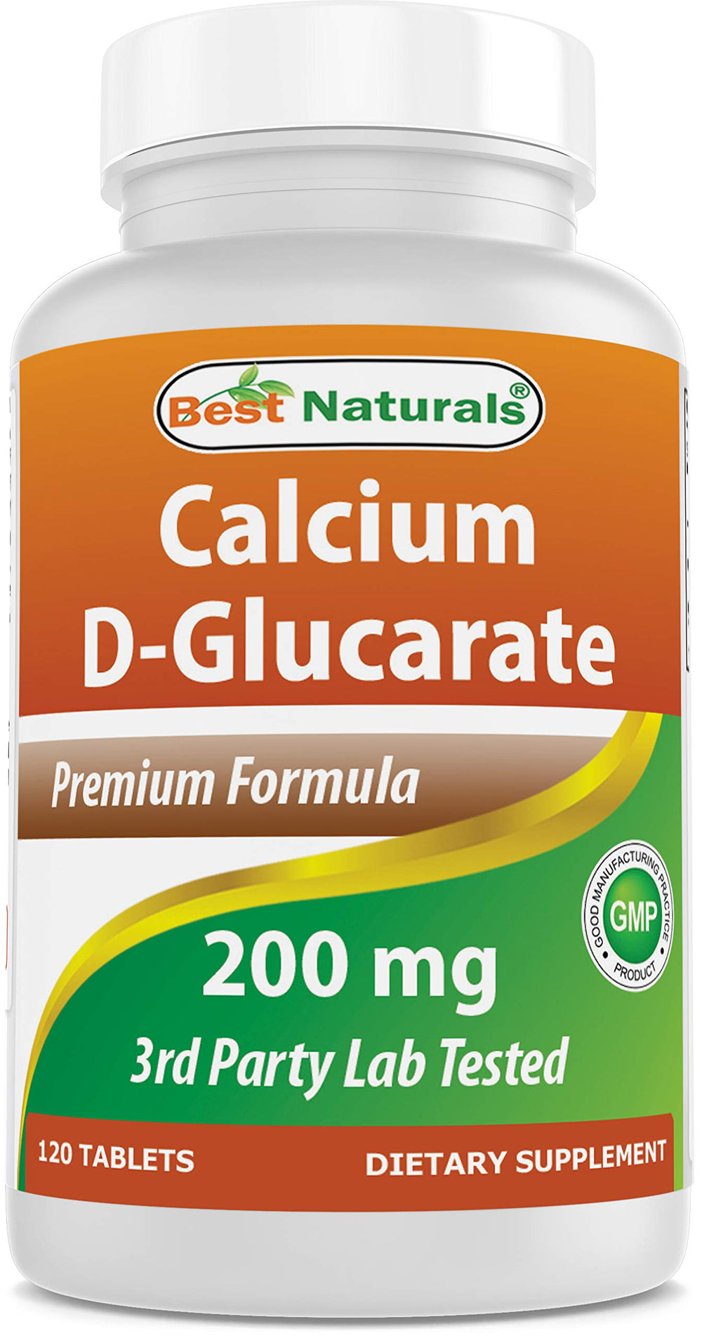 Best Naturals Calcium D-Glucarate tablet close-up for daily use.