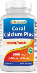 Best Naturals Coral Calcium Plus bottle for daily calcium support.