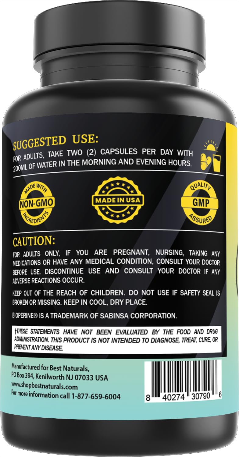 Best Naturals Liposomal Berberine packaging supports a 45 day supply.