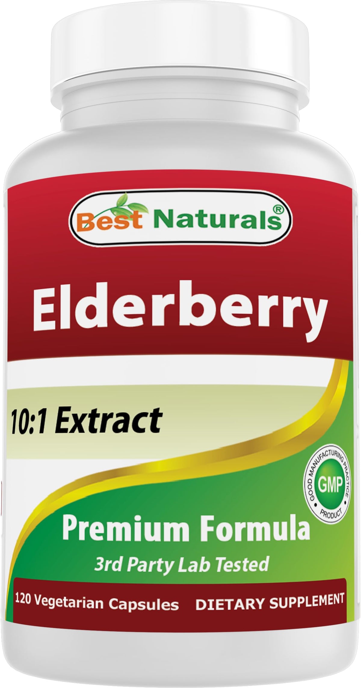 Best Naturals Elderberry bottle front shows clean labeling for trusted daily support.