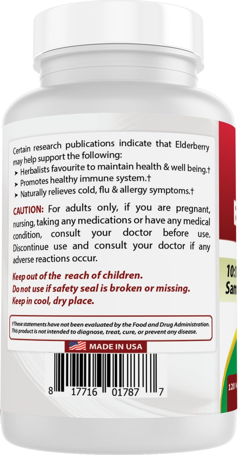 Best Naturals Elderberry capsules in hand illustrate portable wellness option.