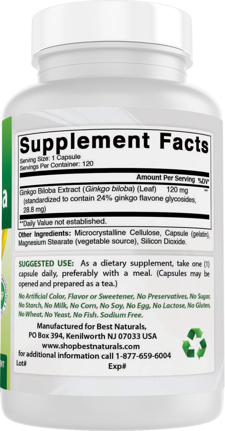 Best Naturals third-party lab test certificate confirms quality.