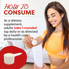 Best Naturals L-Glutamine powder scoop included for precise 5 g servings