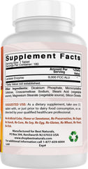Best Naturals lactase tablets with lab-tested purity badge