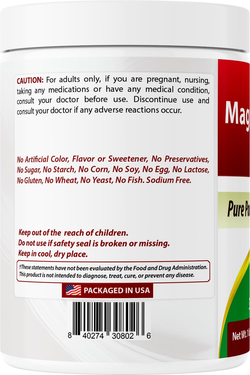 Best Naturals Magnesium BHB Powder third-party tested for quality.