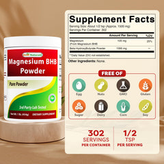 Best Naturals Magnesium BHB Powder unflavored blends easily into drinks.