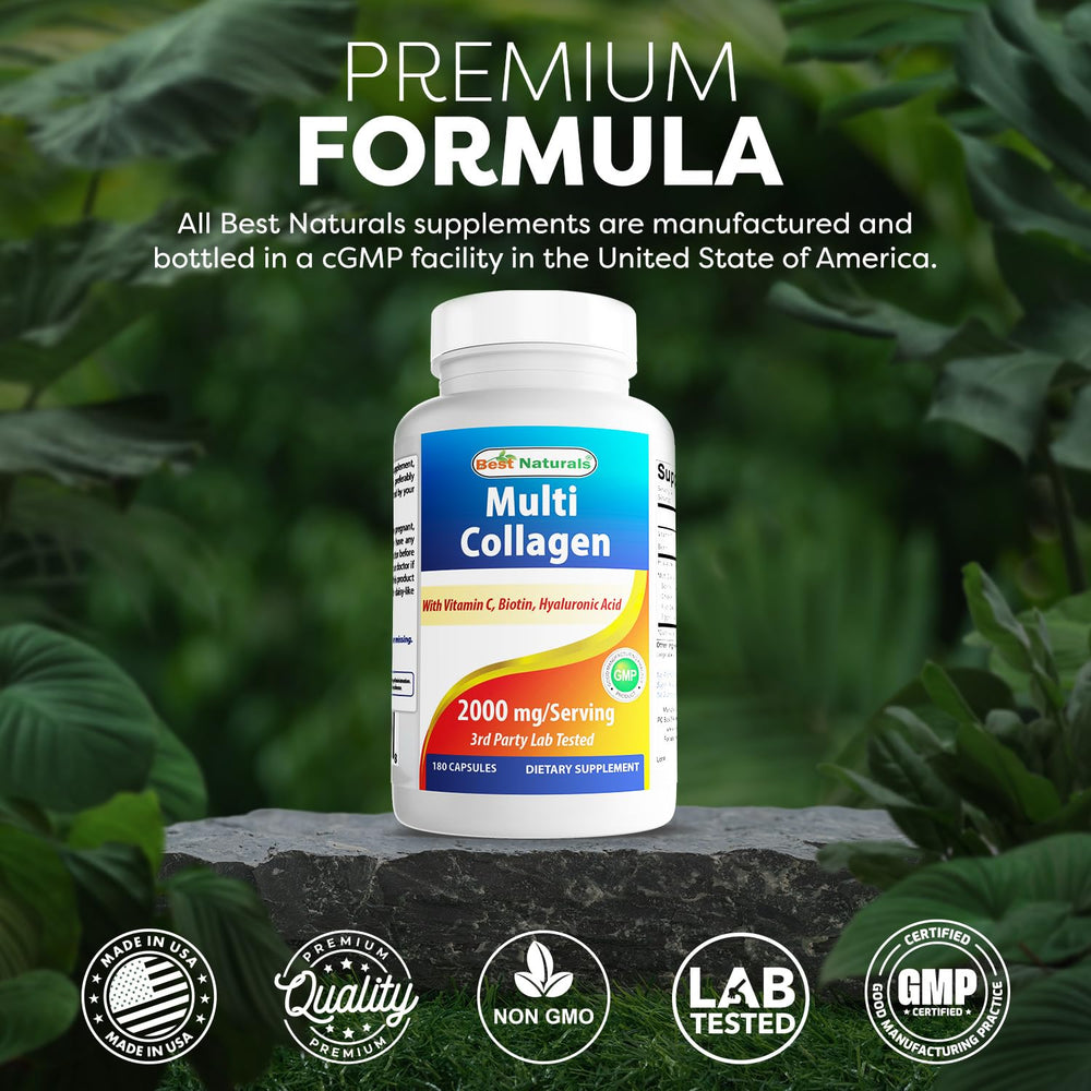 Best Naturals third-party lab test seal signaling purity check.