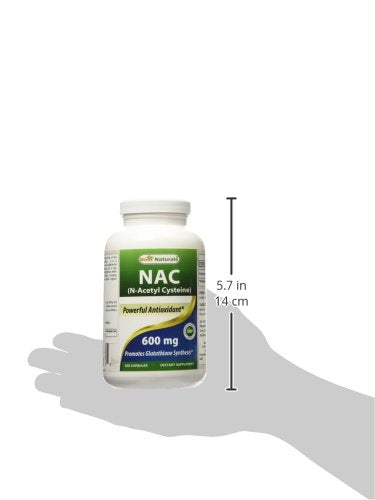 Best Naturals NAC bottle on shelf for easy shopping.