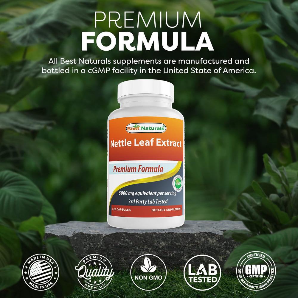 Best Naturals Nettle Leaf Extract third-party lab test badge