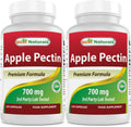 Best Naturals Apple Pectin 700 mg – Dietary Fiber & Intestinal Support (240 capsules)