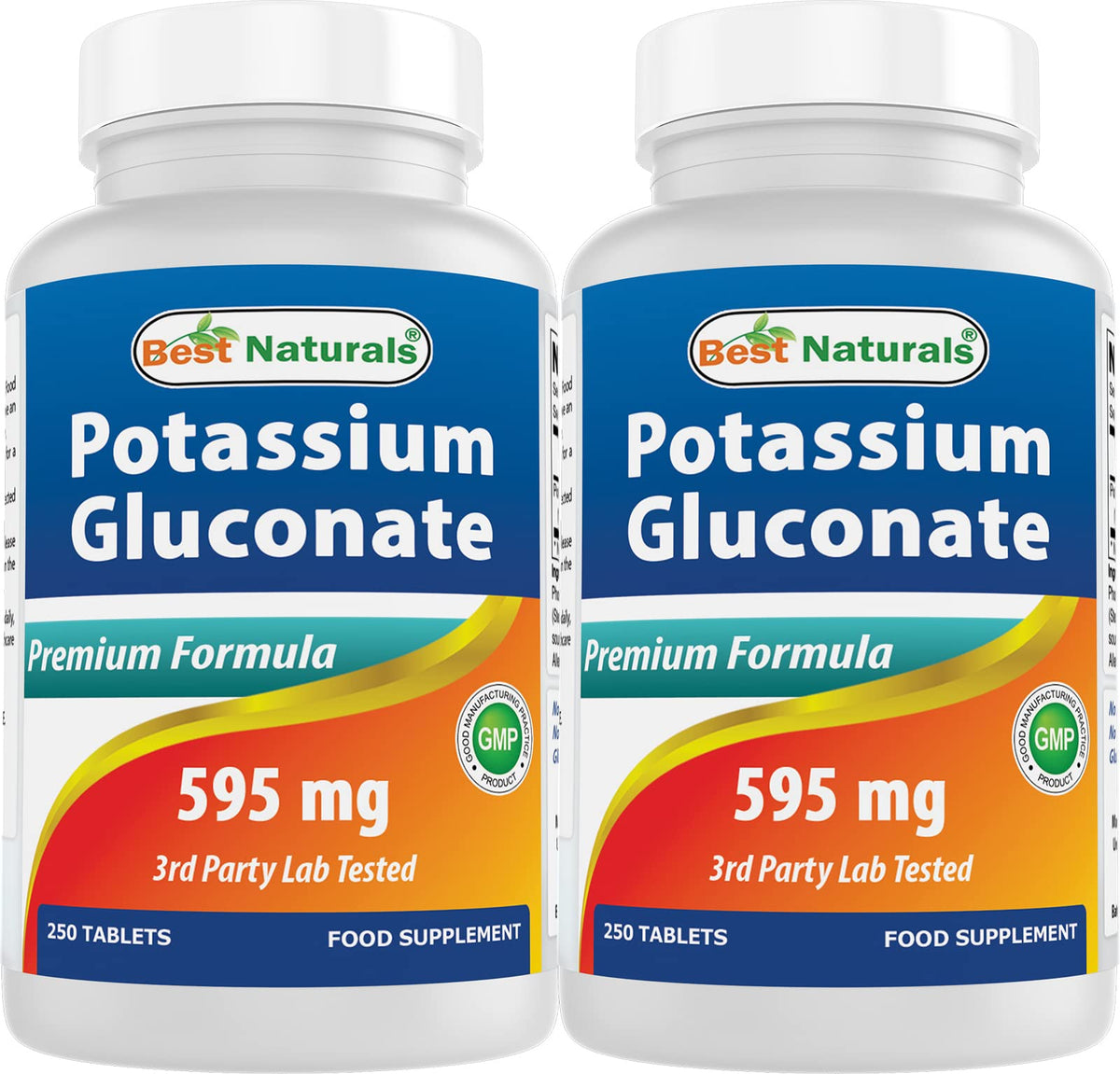 Best Naturals potassium gluconate bottle front for easy daily use
