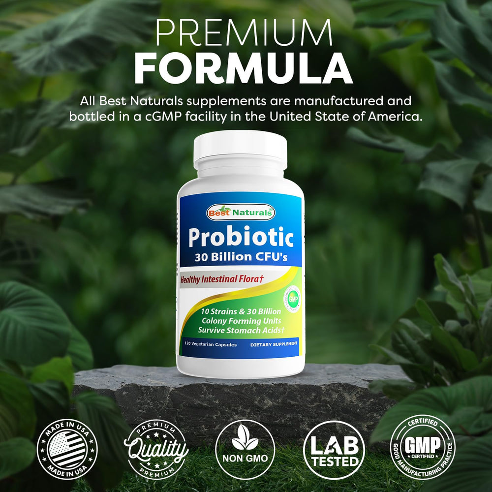 Best Naturals probiotic batch with third-party lab tested seal