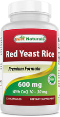 Best Naturals Red Yeast Rice with CoQ10 bottle for daily wellness.