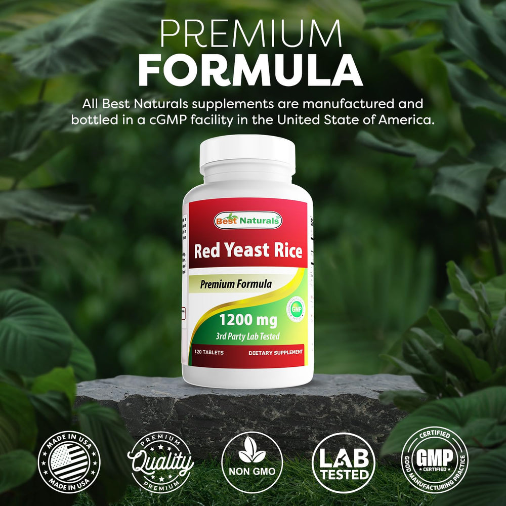 Best Naturals bottle displaying a USA facility badge for quality manufacturing