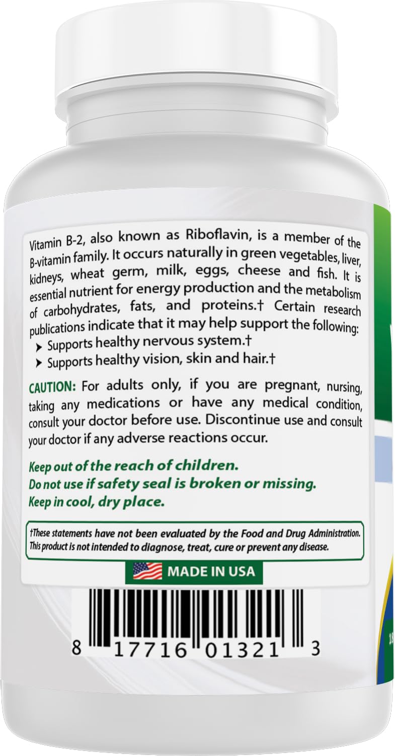Best Naturals Riboflavin bottle on kitchen counter for daily wellness routine