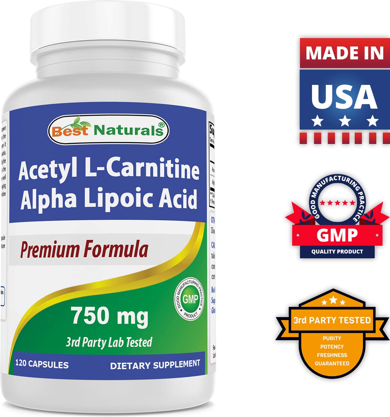Best Naturals third-party tested for purity and quality