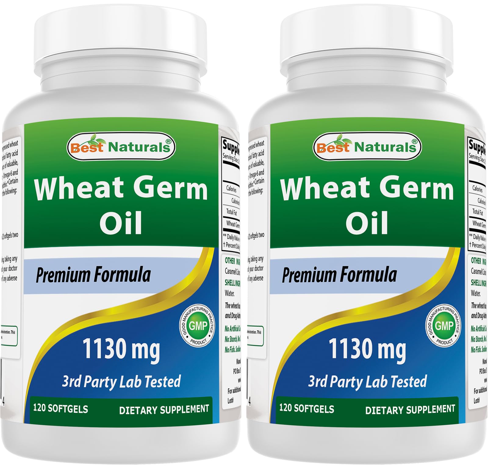 Best Naturals Wheat Germ Oil bottle front may support healthy skin and overall wellness.