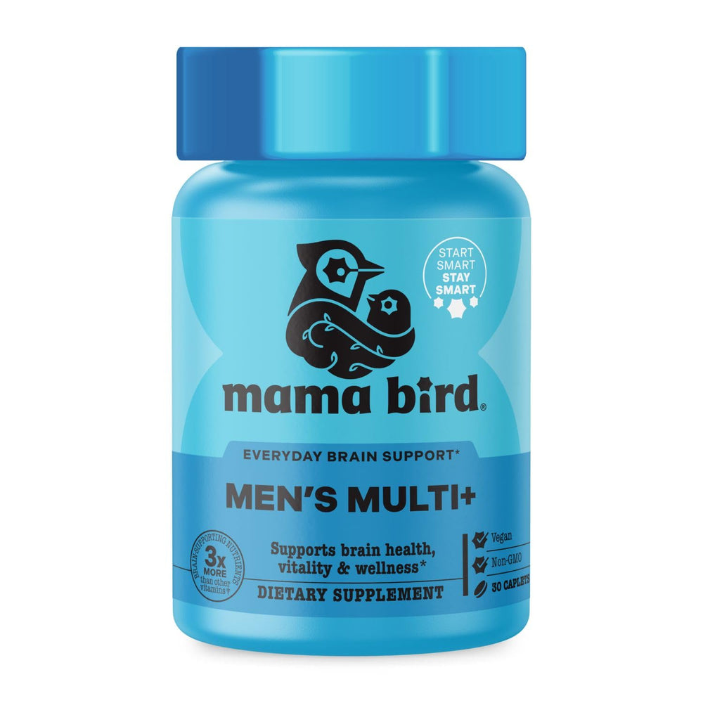 Best Nest Wellness Men's Multi Plus bottle caplets ready for daily energy and focus.