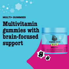 Best Nest Wellness Multi Plus Gummies label close-up with methylcobalamin and methylfolate.