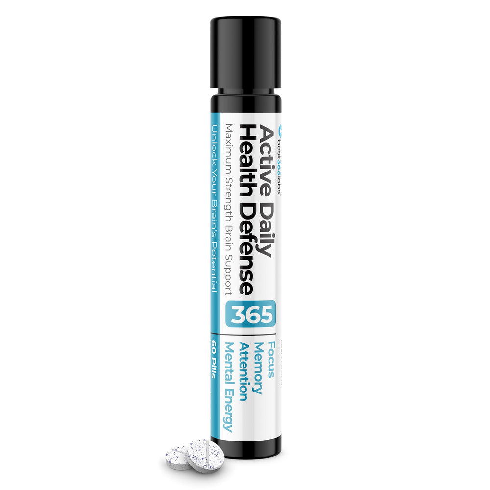 Best 365 Labs Brain Support bottle shows methylene blue for daytime focus.