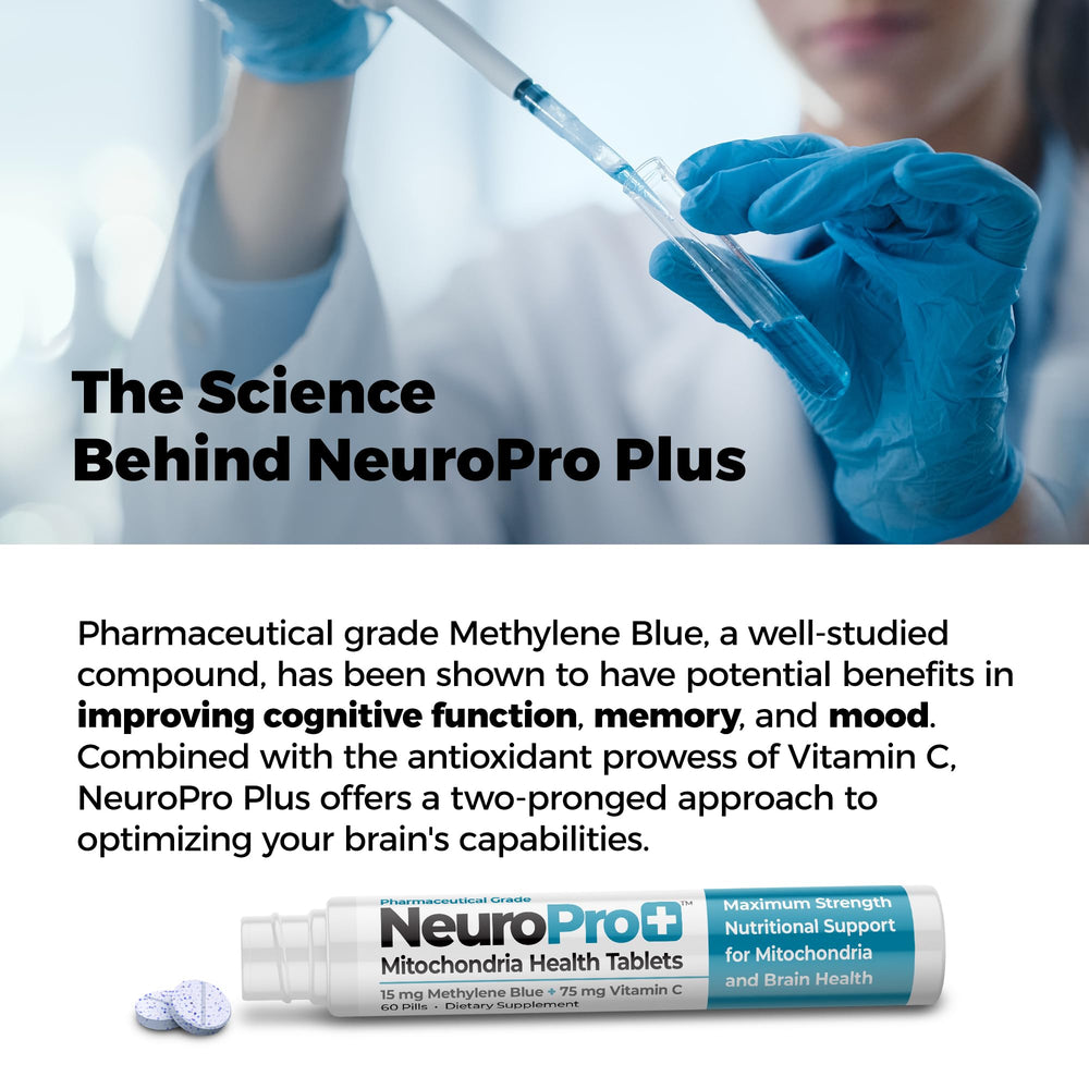 Best365Labs NeuroPro+ glass bottle with packaging ready to order
