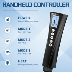 Bestgift massager on calf delivers post-workout relief and improved circulation.