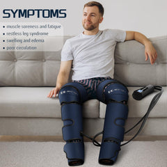Bestgift leg massager with heat soothes tired muscles after activity.