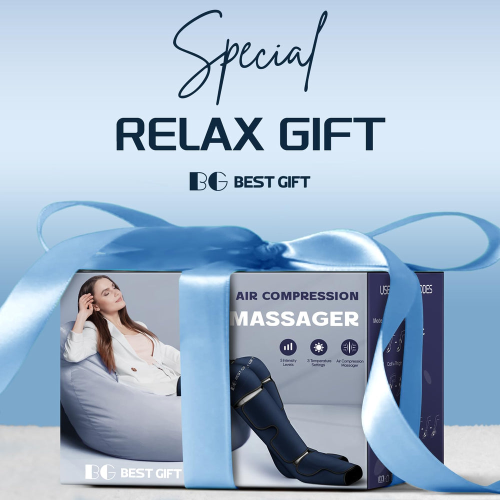 Bestgift massager aids relaxation and circulatory comfort for varicose veins.