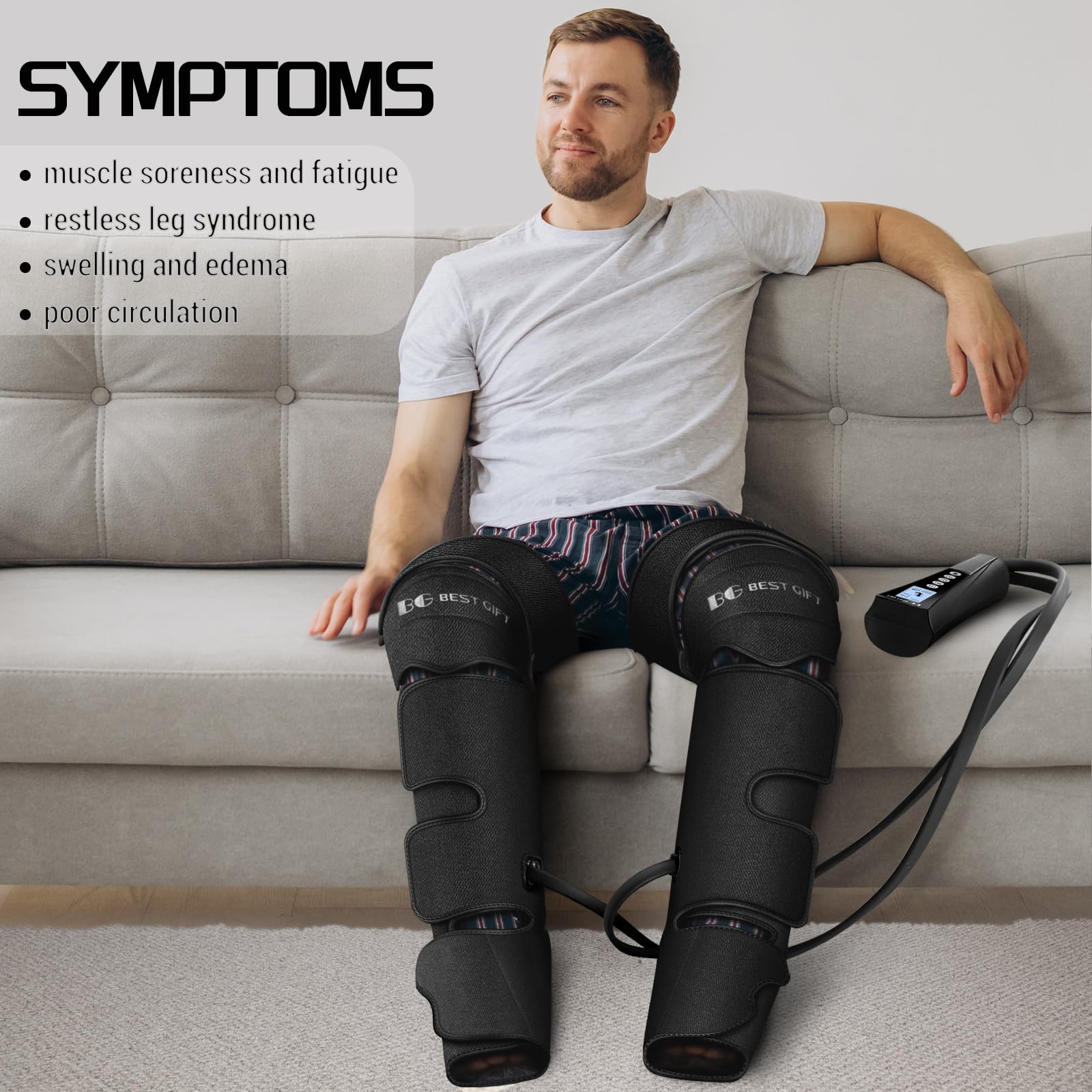 Bestgift calf massager applies focused pressure to energize calves
