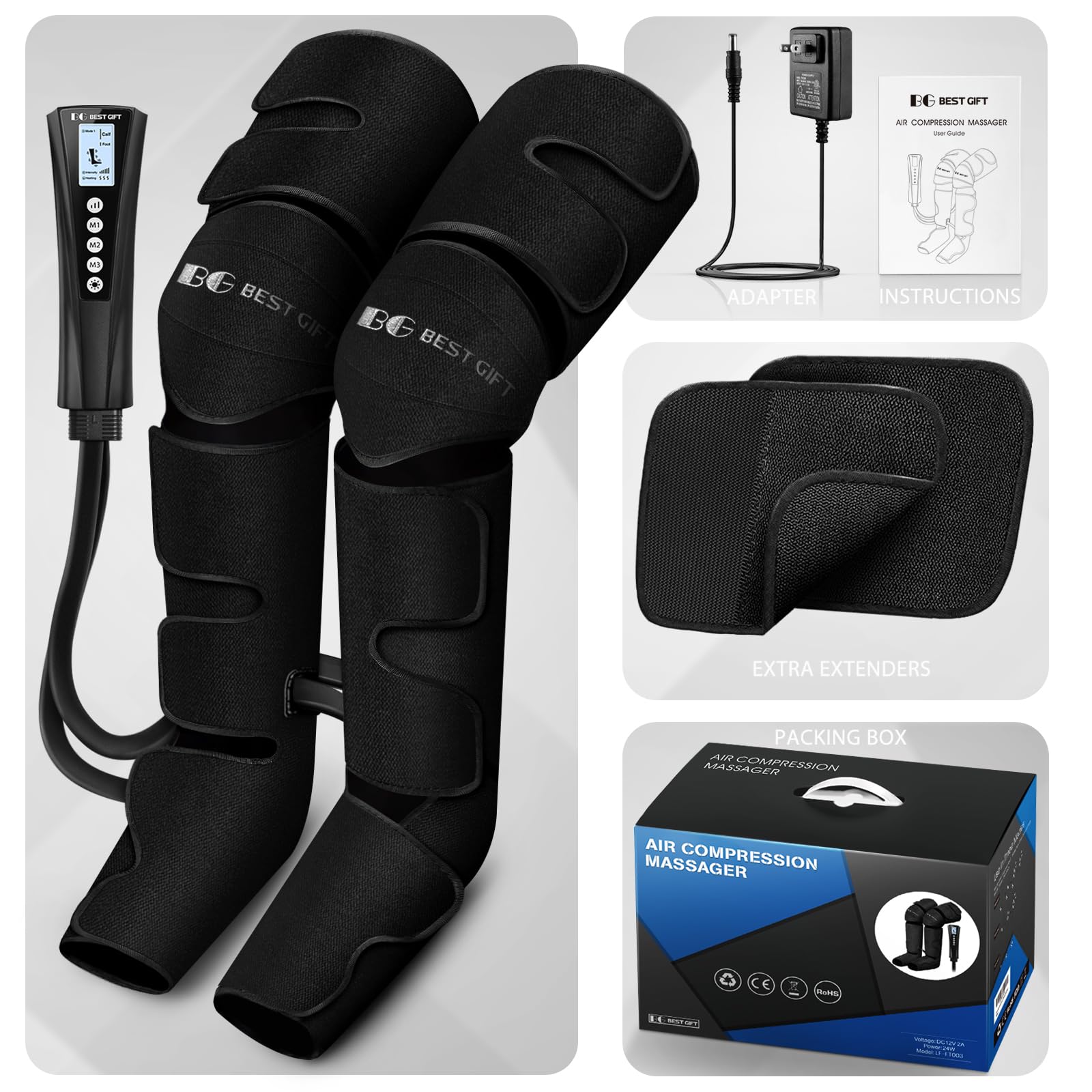 Bestgift compact design fits a range of leg sizes