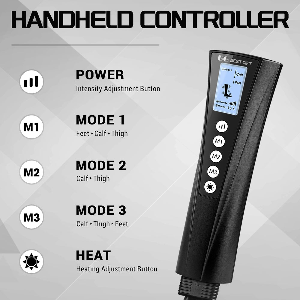 Bestgift leg massager delivers targeted compression across the full leg
