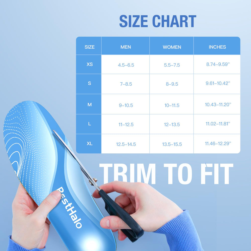 BestHalo daily-comfort insoles suit all shoes for all-day wear