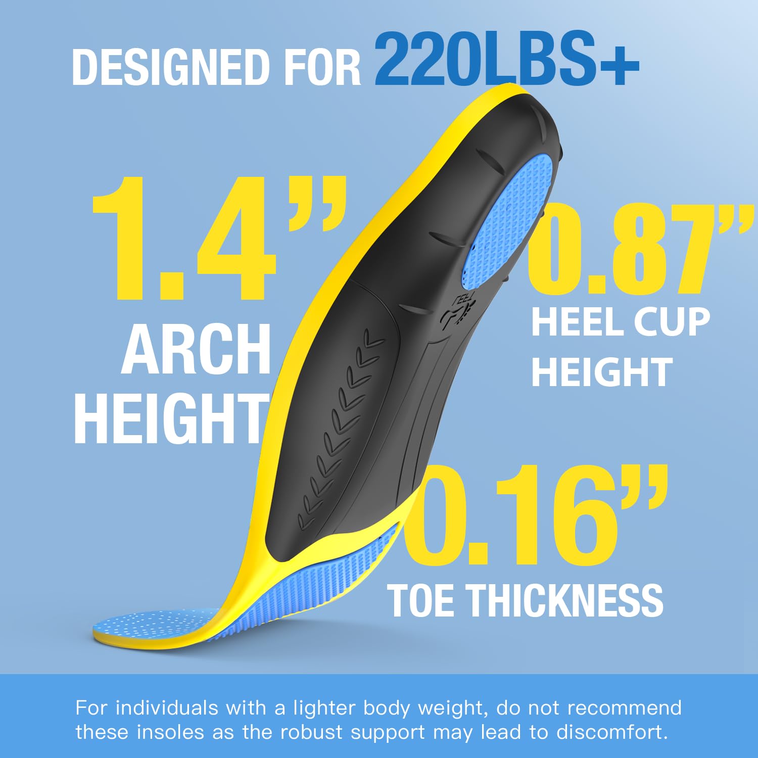 BestHalo gel cushion insole delivers soft shock absorption for long days.