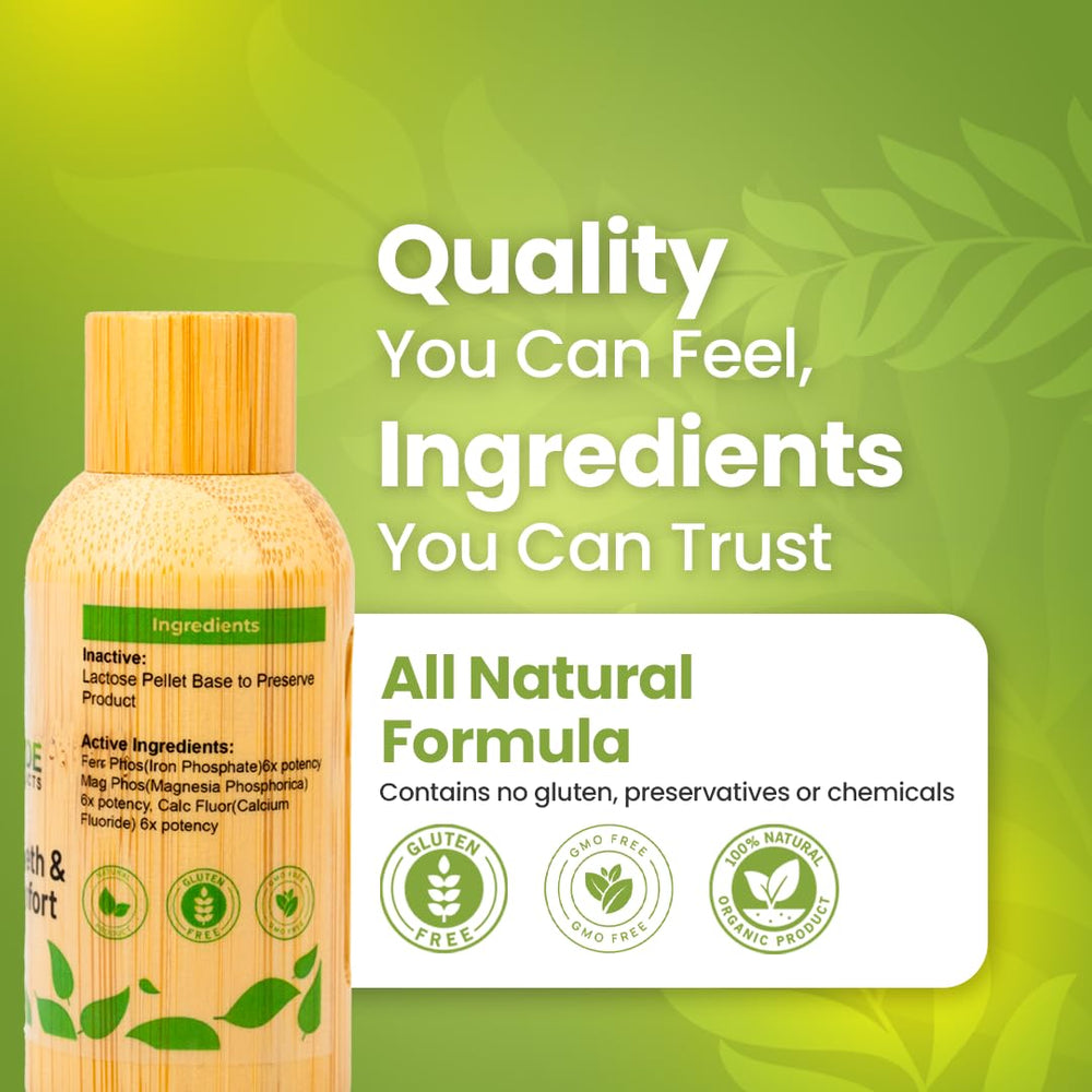 Bestmade BIO23 pellets close-up packaging shows natural, homeopathic relief potential.