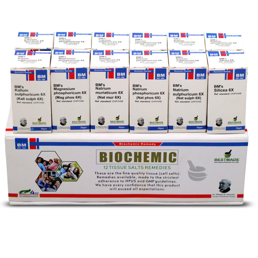 Bestmade Economy Pack Tissue cell salts kit: complete set for home use and routine wellness.