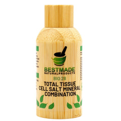 Bestmade Total Tissue Cell Salt bottle with pellets for daily use.