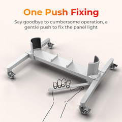BestQool durable aluminum stand emphasizes lightweight and sturdy design.
