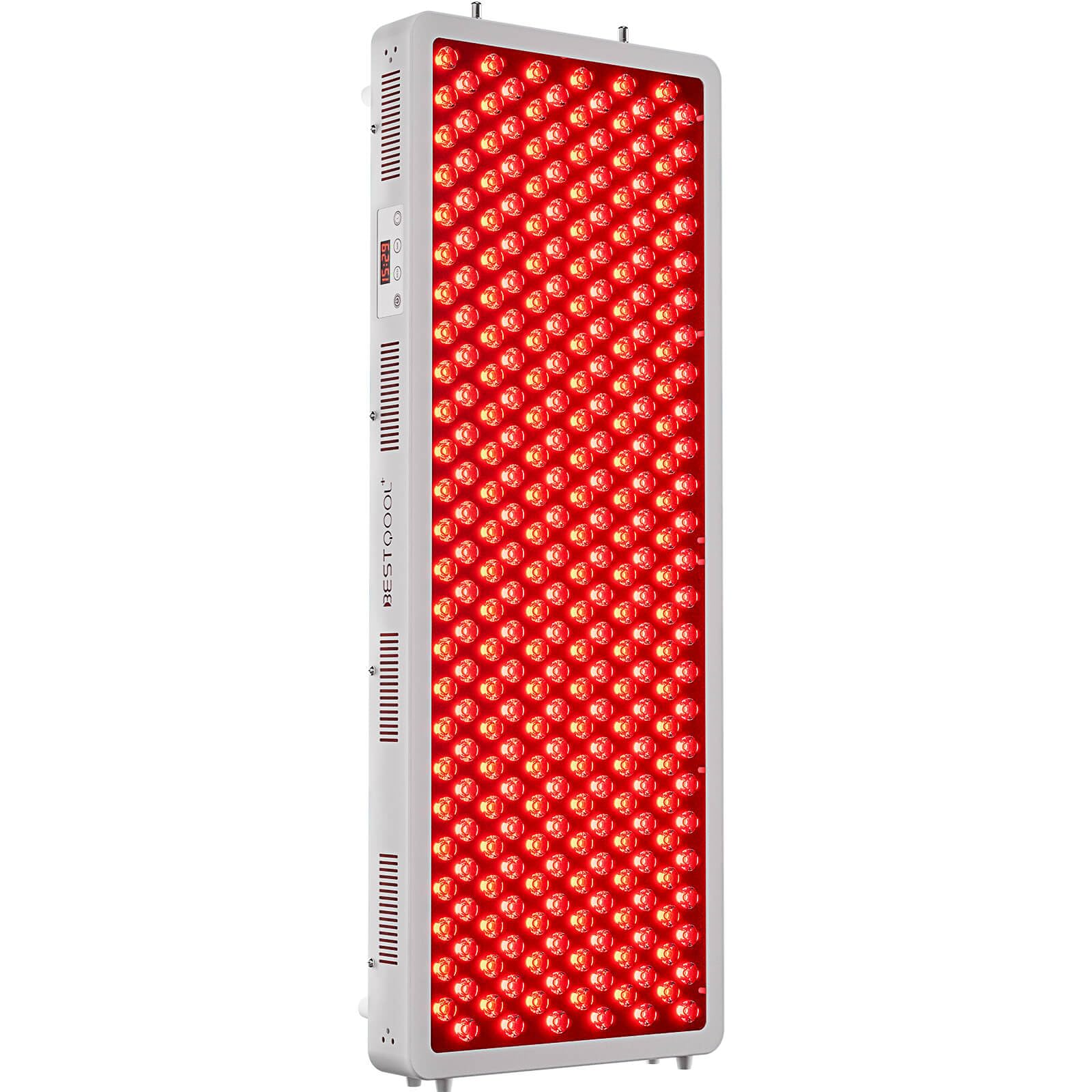 BestQool Pro300 front view shows four-wavelength panel for at-home therapy sessions.