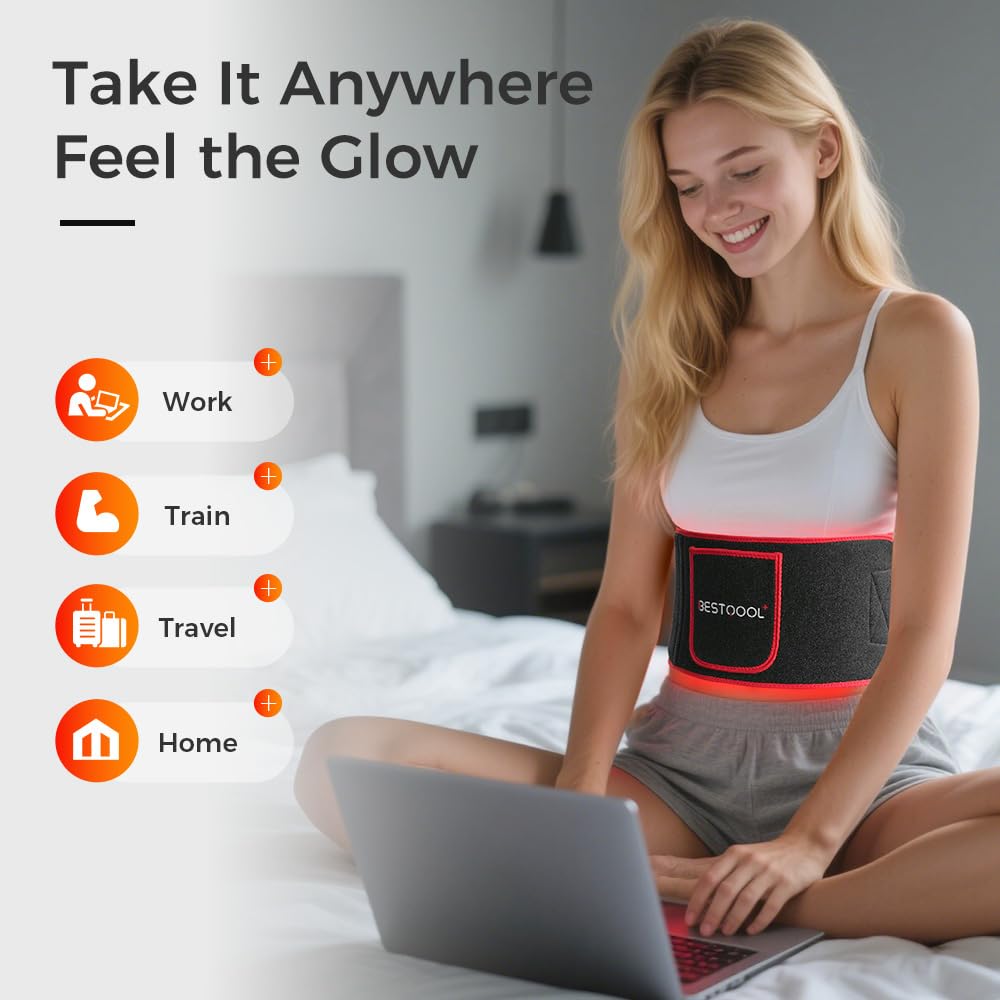 BestQool Belt uses soft TPU material for comfort and durability.