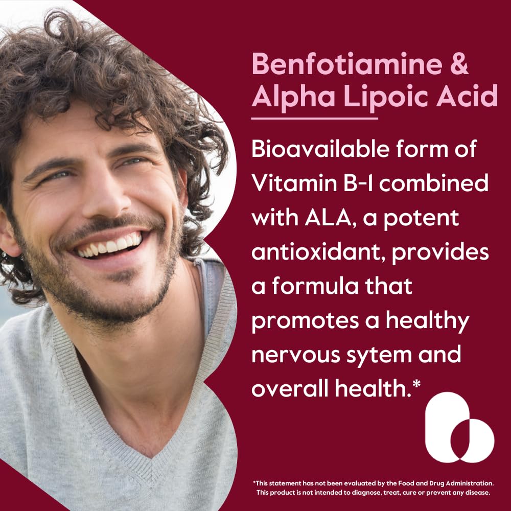 BestVITE benfotiamine-ala capsules shown for convenient vegan routine