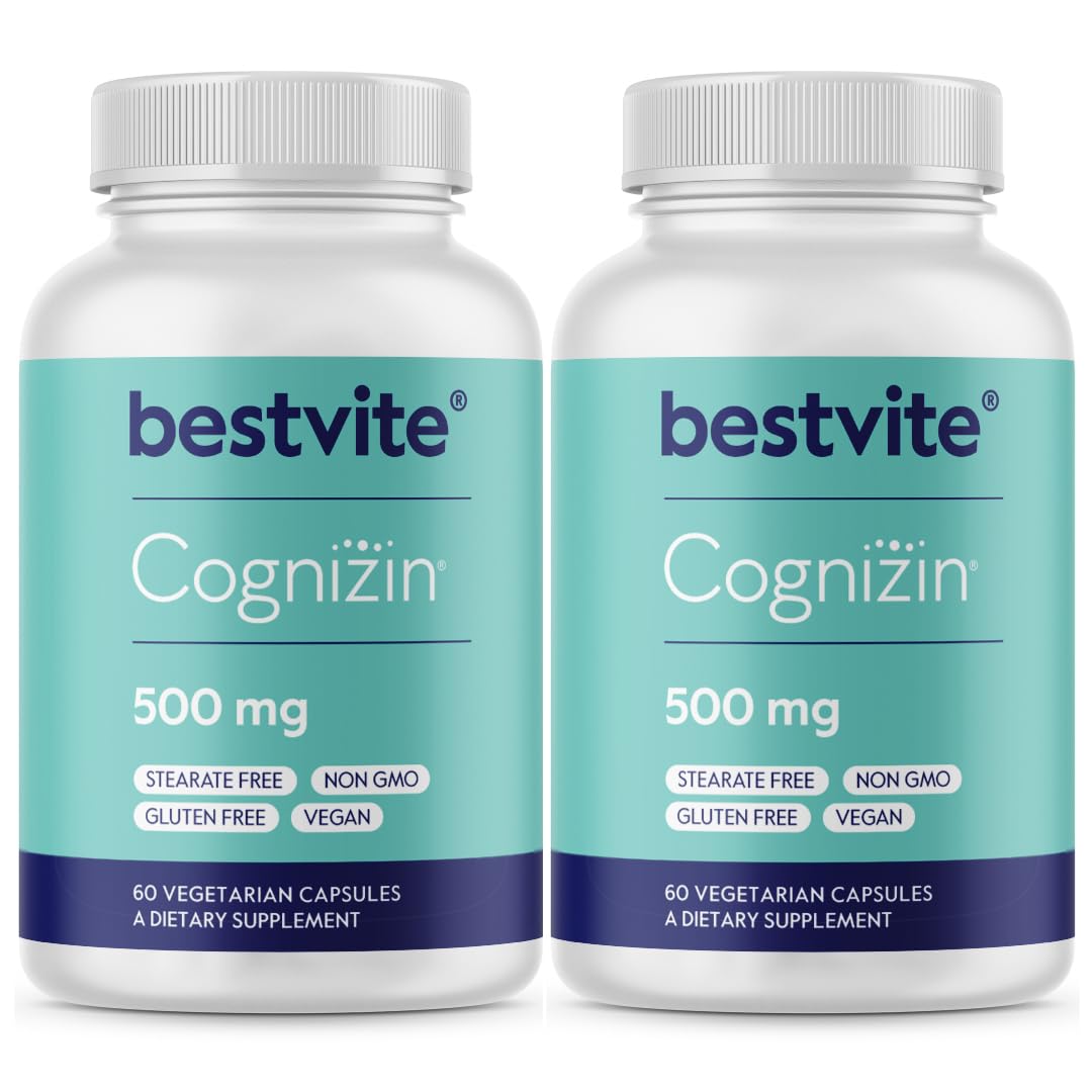 BESTVITE Cognizin capsules front view emphasizing memory support.