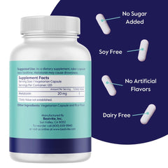Capsules inside bottle demonstrate convenient, consistent bedtime dosing