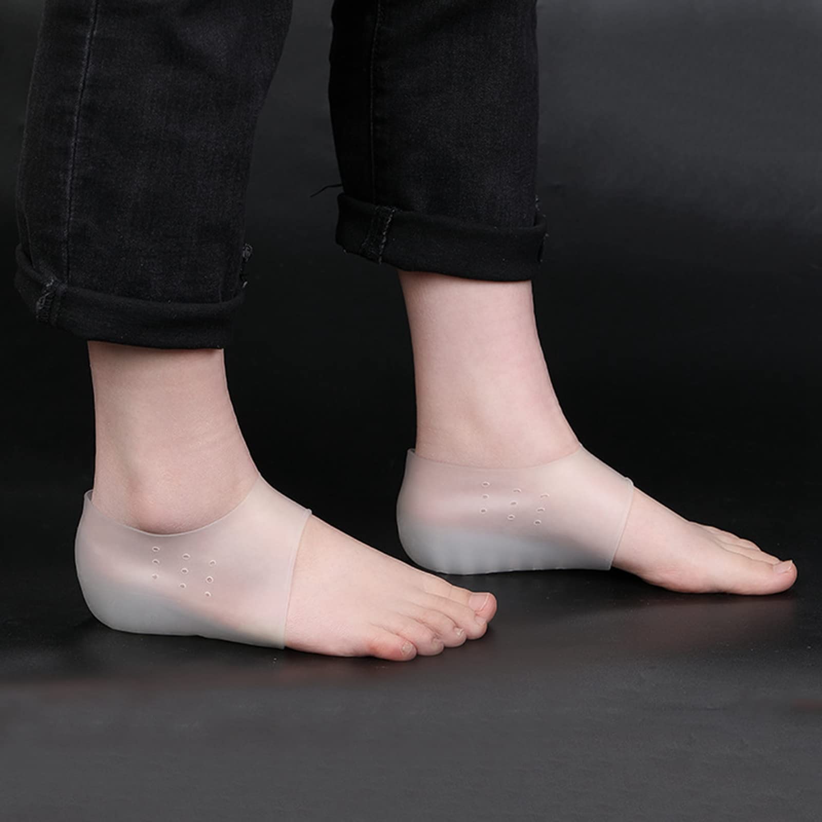 Besvalo discreet shoe lift pads maintain shoe aesthetics