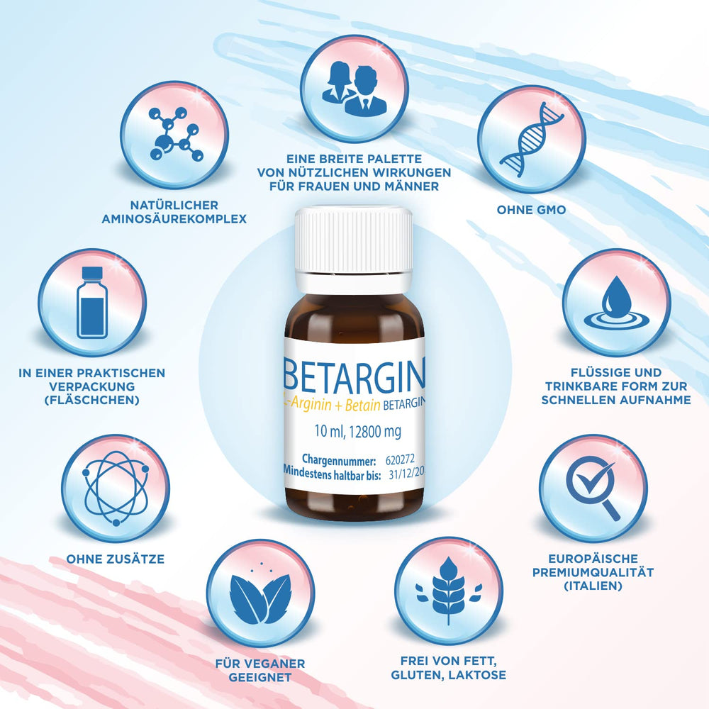Lifestyle shot shows Betargin added to morning drink