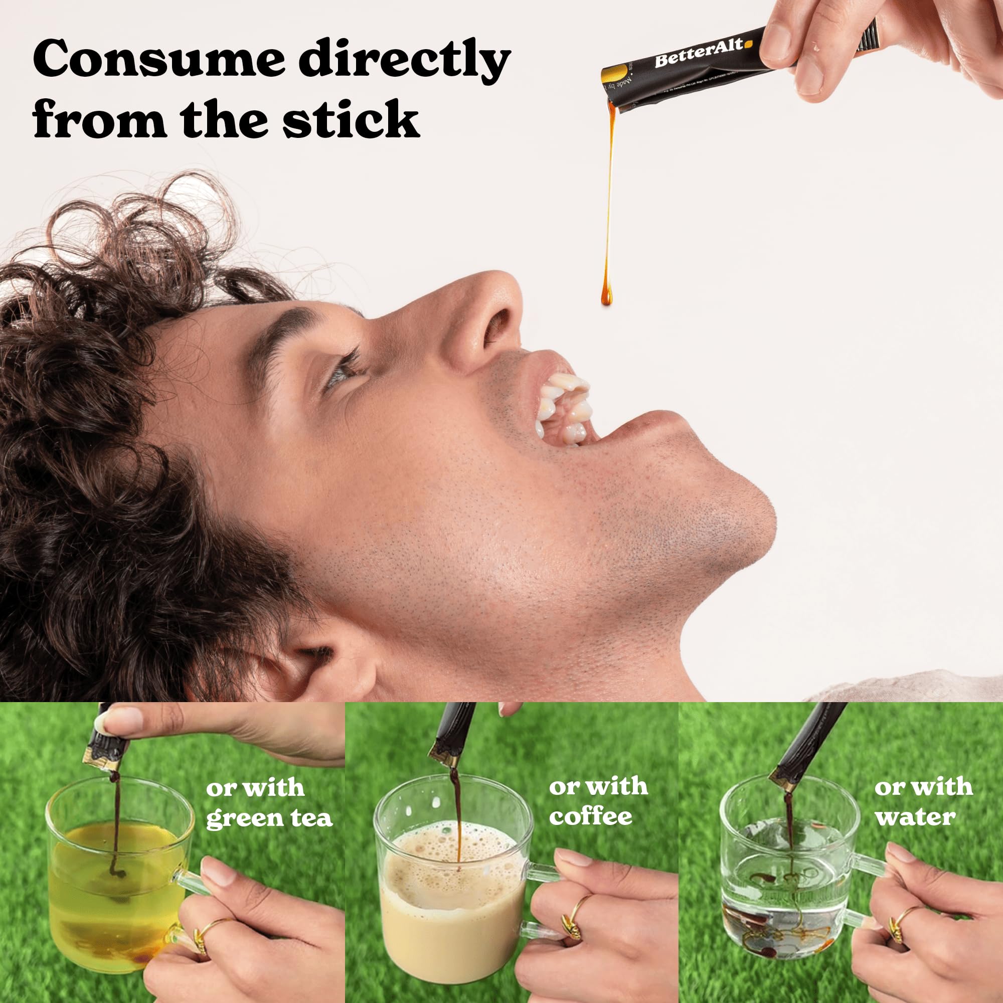 Better Alt Himalayan honey-shilajit stick amber color hints at purity
