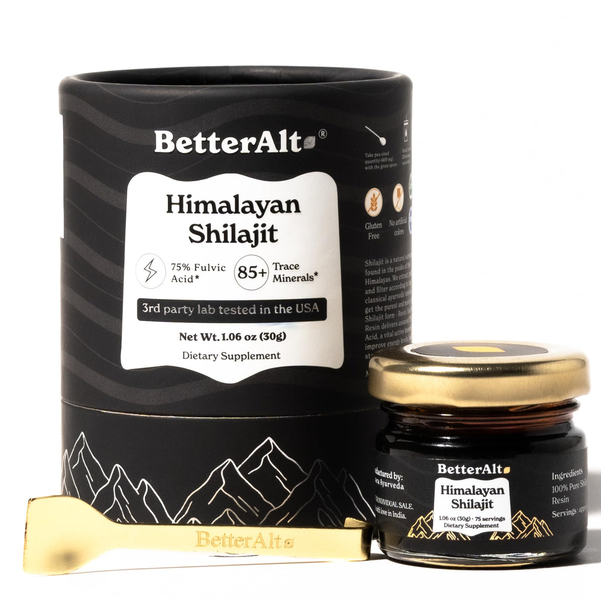 Better Alt Himalayan shilajit resin pack for daily energy support.