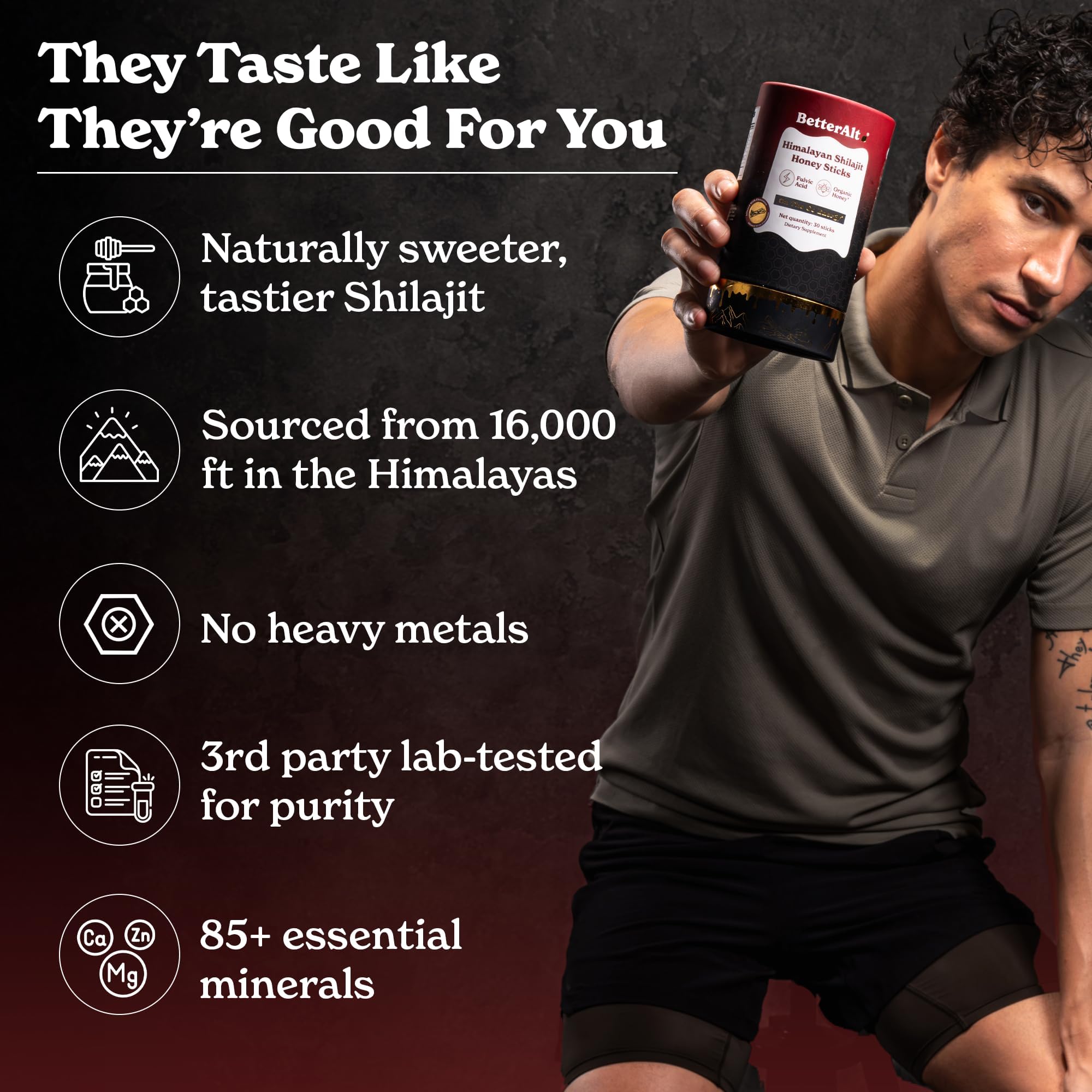 On-the-go Better Alt stick dissolving in hot water for a quick lift