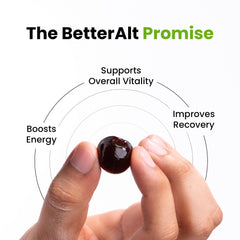Better Alt Pure Himalayan Shilajit Gummies tamarind flavor close-up for a flavorful daily boost.