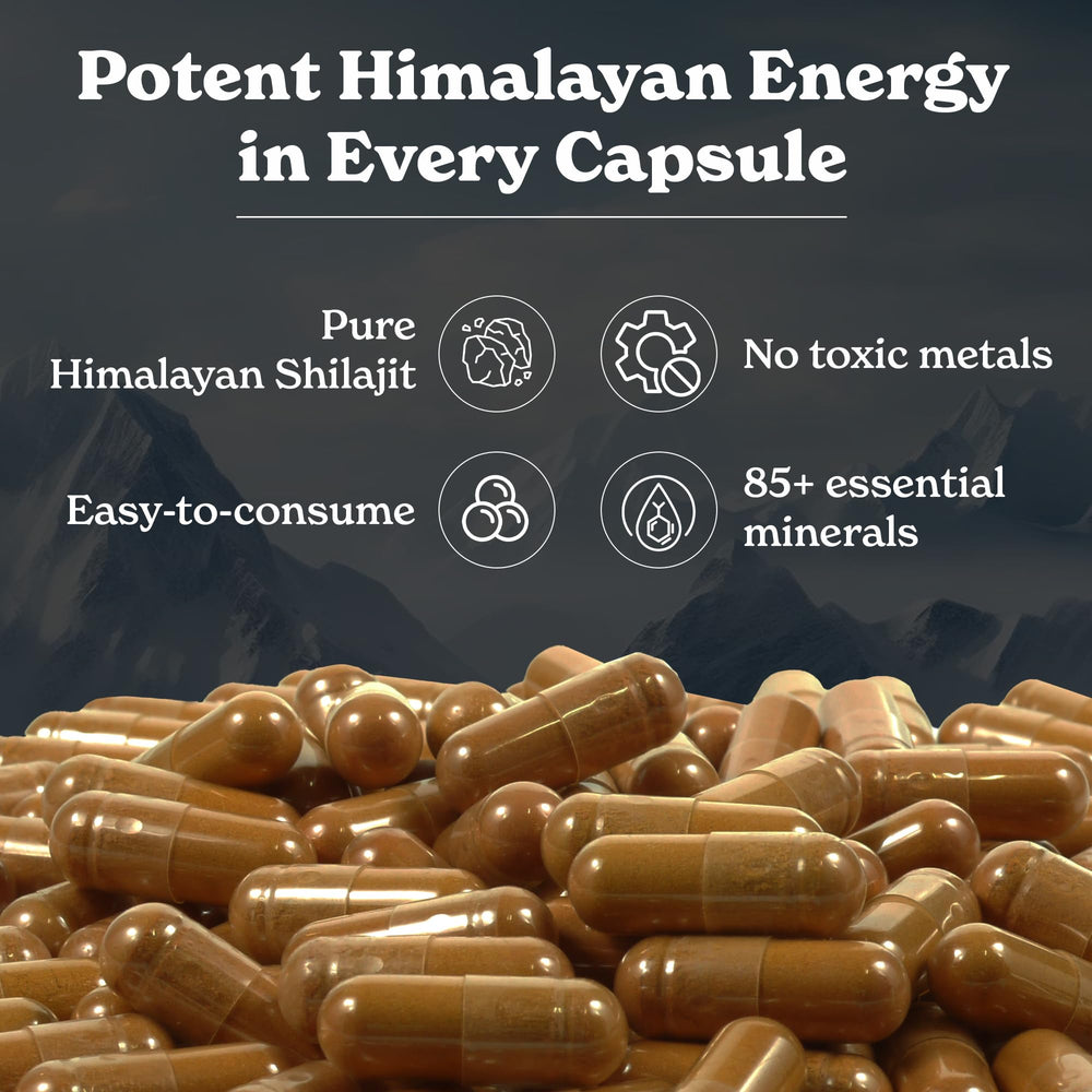 Better Alt Shilajit Capsules fulvic-acid rich formulation aids absorption